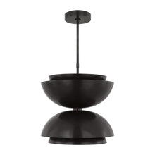 Load image into Gallery viewer, Shanti LED Pendant Light in Dark Bronze (Large) (2-Light).
