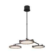 Load image into Gallery viewer, Shuffle LED Chandelier in Nightshade Black (Medium).
