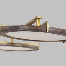 Load image into Gallery viewer, Shuffle LED Chandelier in Detail.
