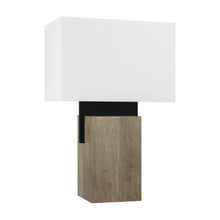 Load image into Gallery viewer, Slab Table Lamp in Detail.
