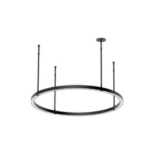 Load image into Gallery viewer, Stagger LED Chandelier in Nightshade Black (Medium).
