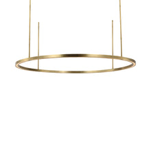 Load image into Gallery viewer, Stagger LED Chandelier in Hand Rubbed Antique Brass (X-Large).
