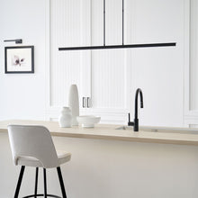 Load image into Gallery viewer, Stagger LED Linear Pendant Light in Detail.
