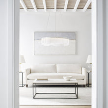 Load image into Gallery viewer, Stratos LED Chandelier in living room.
