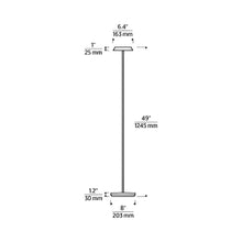 Load image into Gallery viewer, Tepa LED Floor Lamp - line drawing.
