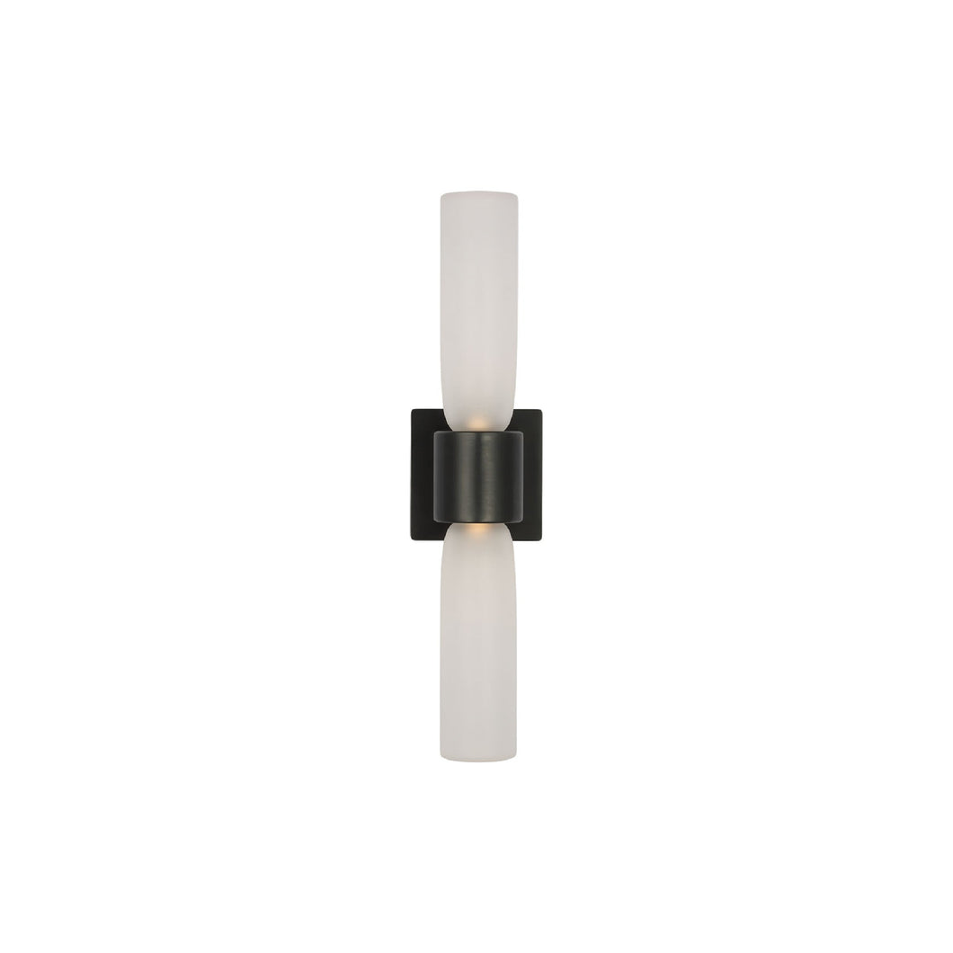 Volver Double LED Wall Light in Bronze (Medium).