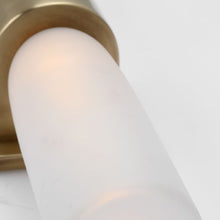 Load image into Gallery viewer, Volver Double LED Wall Light in Detail.
