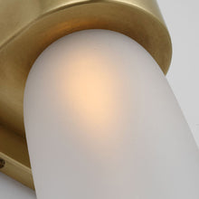 Load image into Gallery viewer, Volver Double LED Wall Light in Detail.
