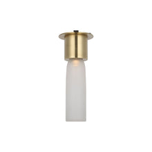 Load image into Gallery viewer, Volver LED Flush Mount Ceiling Light in Hand Rubbed Antique Brass (Small).
