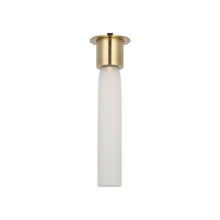 Load image into Gallery viewer, Volver LED Flush Mount Ceiling Light in Hand Rubbed Antique Brass (Medium).
