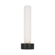 Load image into Gallery viewer, Volver LED Table Lamp in Black Marble (14.9-Inch).
