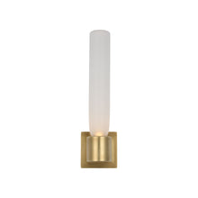 Load image into Gallery viewer, Volver LED Wall Light in Hand Rubbed Antique Brass (Medium).
