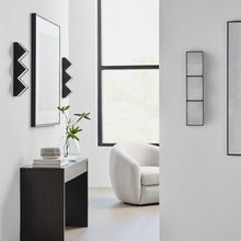 Load image into Gallery viewer, Zig Zag LED Wall Light in living room.
