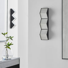 Load image into Gallery viewer, Zig Zag LED Wall Light in living room.
