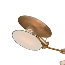 Load image into Gallery viewer, Osiris Asymmetric Semi Flush Mount Ceiling Light in Detail.
