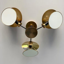 Load image into Gallery viewer, Osiris Asymmetric Semi Flush Mount Ceiling Light in Detail.
