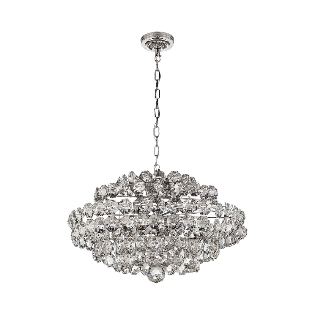 Sanger Chandelier in Polished Nickel(Small).