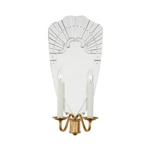 Load image into Gallery viewer, Adelaide Wall Light in Mirror/Natural Brass (X-Large).
