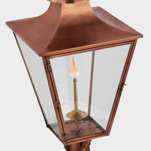 Load image into Gallery viewer, Albermarle Outdoor Gas Post Light in Detail.
