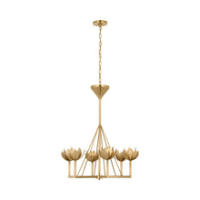 Load image into Gallery viewer, Alberto Chandelier in Antique-Burnished Brass (1-Tier/Small).
