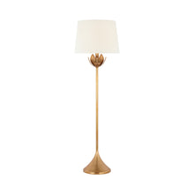Load image into Gallery viewer, Alberto Floor Lamp in Antique-Burnished Brass.
