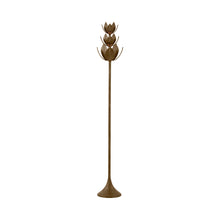 Load image into Gallery viewer, Alberto LED Floor Lamp in Antique Bronze Leaf.
