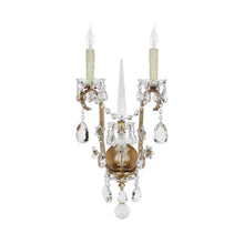 Load image into Gallery viewer, Alessandra Wall Light in Gilded Iron.
