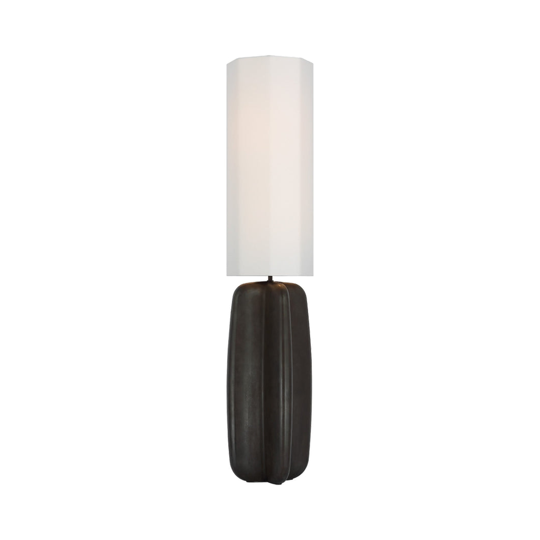 Alessio Floor Lamp in Aged Iron.