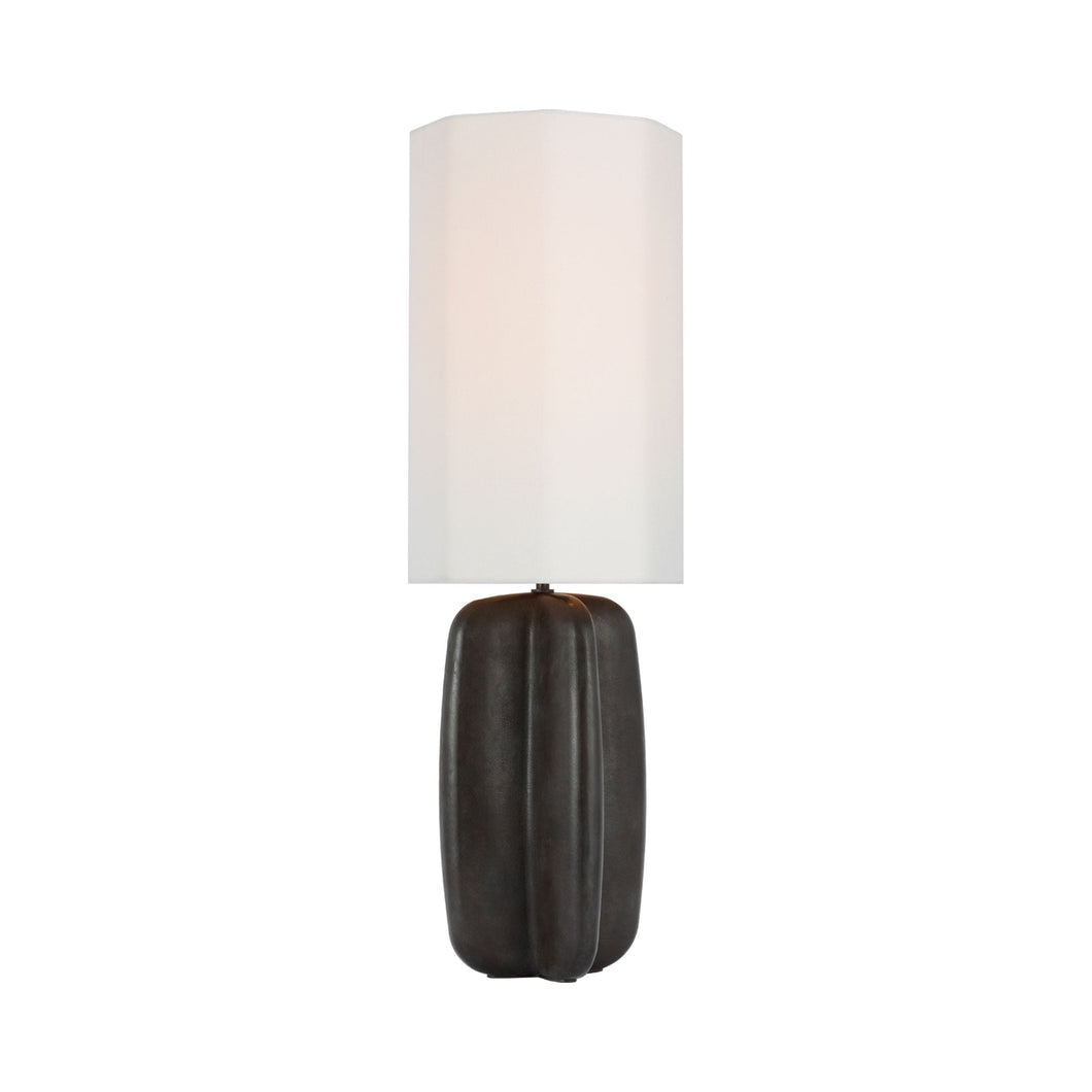 Alessio Table Lamp in Aged Iron.