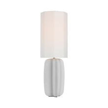 Load image into Gallery viewer, Alessio Table Lamp in Plaster White.
