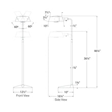 Load image into Gallery viewer, Alfie Floor Lamp - line drawing.
