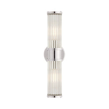 Load image into Gallery viewer, Allen Bath Wall Light in Polished Nickel (2-Light).
