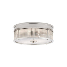 Load image into Gallery viewer, Allen Flush Mount Ceiling Light in Polished Nickel (Small).
