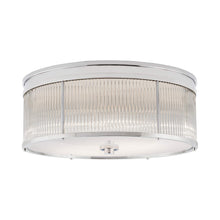 Load image into Gallery viewer, Allen Flush Mount Ceiling Light in Polished Nickel (Large).
