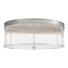 Load image into Gallery viewer, Allen Flush Mount Ceiling Light in Polished Nickel (Grande).
