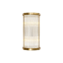 Load image into Gallery viewer, Allen Linear Bath Wall Light in Natural Brass (Small).
