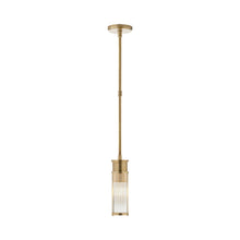 Load image into Gallery viewer, Allen Mini Pendant Light in Natural Brass.
