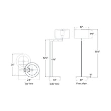 Load image into Gallery viewer, Amell Floor Lamp - line drawing.
