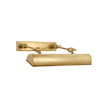 Load image into Gallery viewer, Anette Picture Light in Natural Brass (16-Inch).
