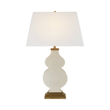 Load image into Gallery viewer, Anita Table Lamp in Tea Stain Crackle.
