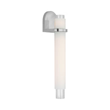 Load image into Gallery viewer, Arena LED Wall Light in Polished Nickel.
