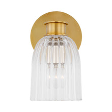 Load image into Gallery viewer, Asalea Bath Vanity Light in Hand-Rubbed Antique Brass (1-Light).
