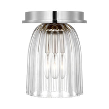 Load image into Gallery viewer, Asalea Flush Mount Ceiling Light in Polished Nickel (6.5-Inch).
