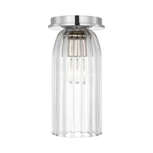 Load image into Gallery viewer, Asalea Flush Mount Ceiling Light in Polished Nickel (10.25-Inch).
