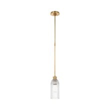 Load image into Gallery viewer, Asalea Pendant Light in Hand-Rubbed Antique Brass.
