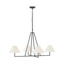 Load image into Gallery viewer, Ashton Chandelier in Aged Iron (4-Light).
