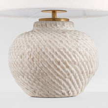 Load image into Gallery viewer, Avedon LED Table Lamp in Detail.

