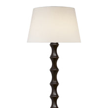 Load image into Gallery viewer, Bamboo Floor Lamp in Detail.
