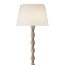 Load image into Gallery viewer, Bamboo Floor Lamp in Detail.
