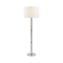 Load image into Gallery viewer, Barrett Floor Lamp in Polished Nickel.
